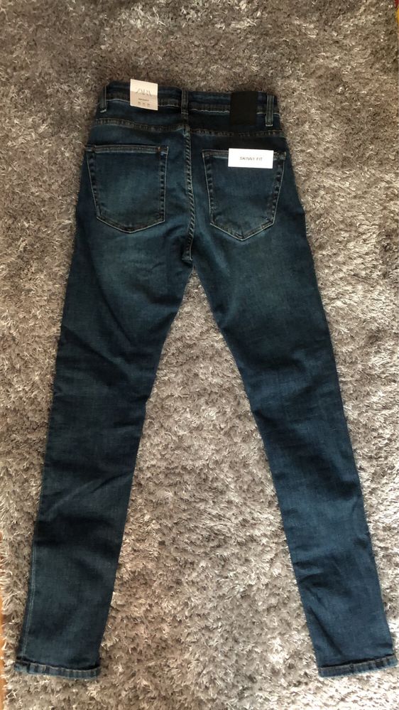 Blugi Zara Skinny Noi Marime 38