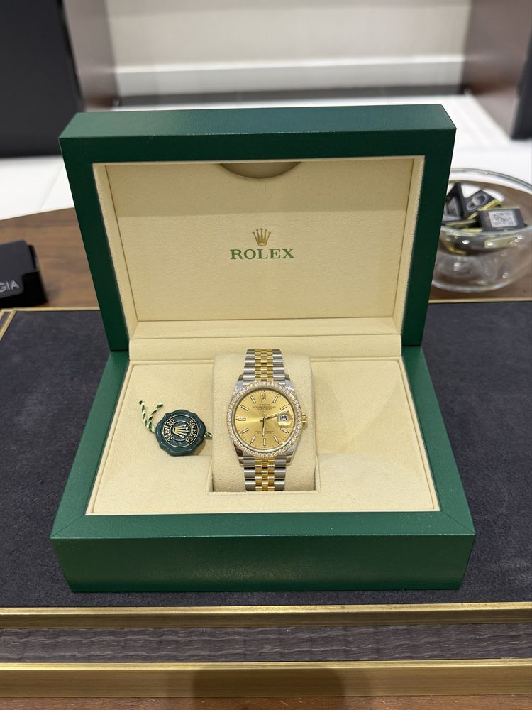 NEW Rolex Datejust 36mm Steel and Yellow Gold 126283rbr