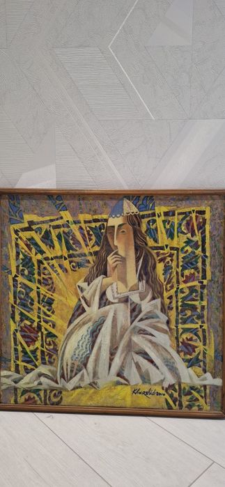 Авторская работа картина "В Раздумии