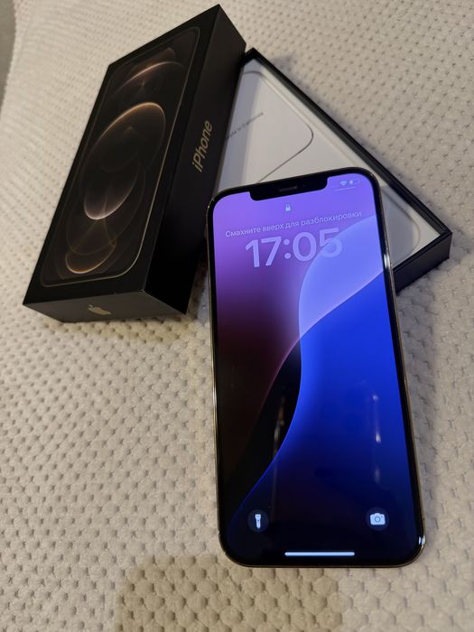 iPhone 12 Pro Max (128 ГБ, золотой цвет)