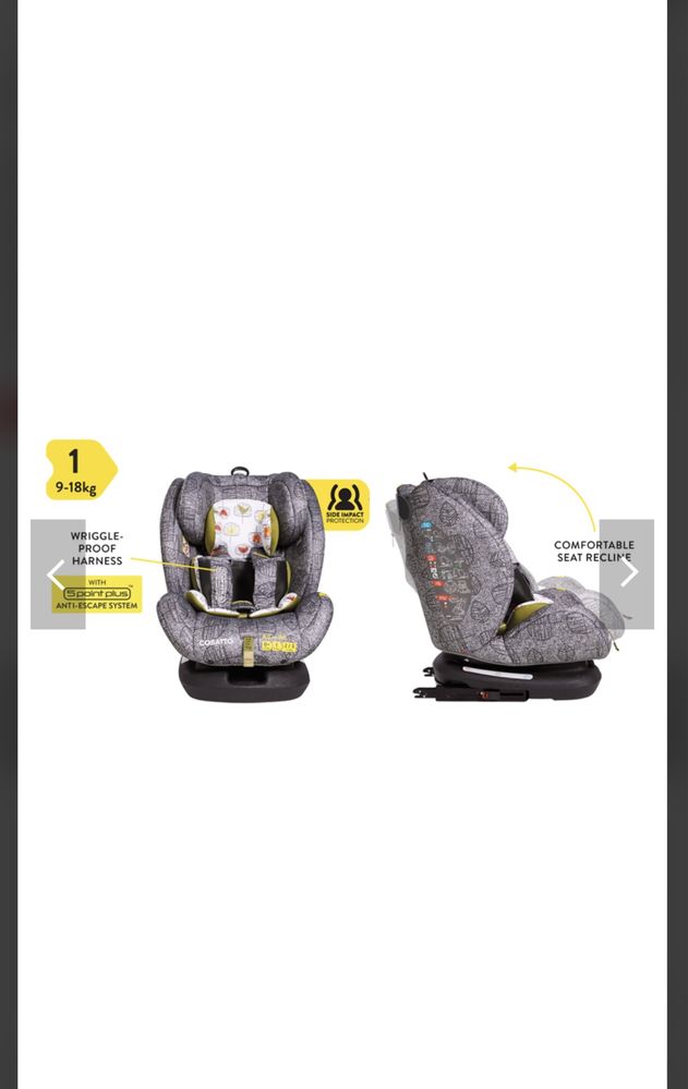 Детско столче за кола с ISOFIX Cosatto