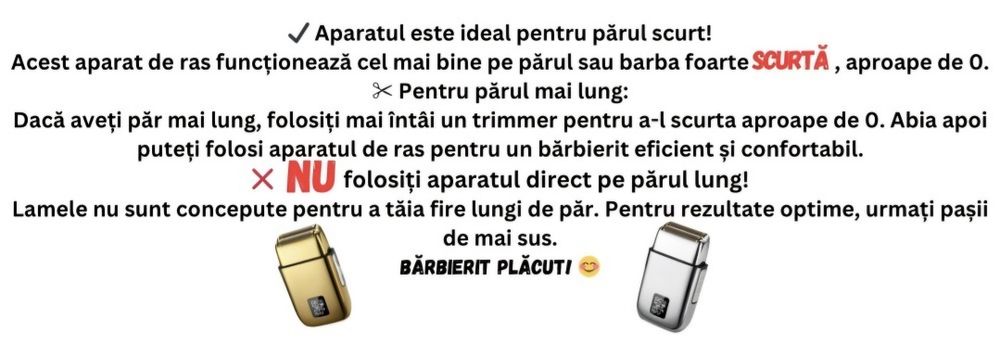 Aparat de Ras Electric Profesional WMARK Model Supreme, 8000 RPM