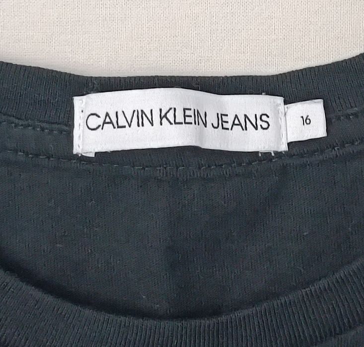 Calvin Klein Jeans оригинална тениска XS памучна фланелка