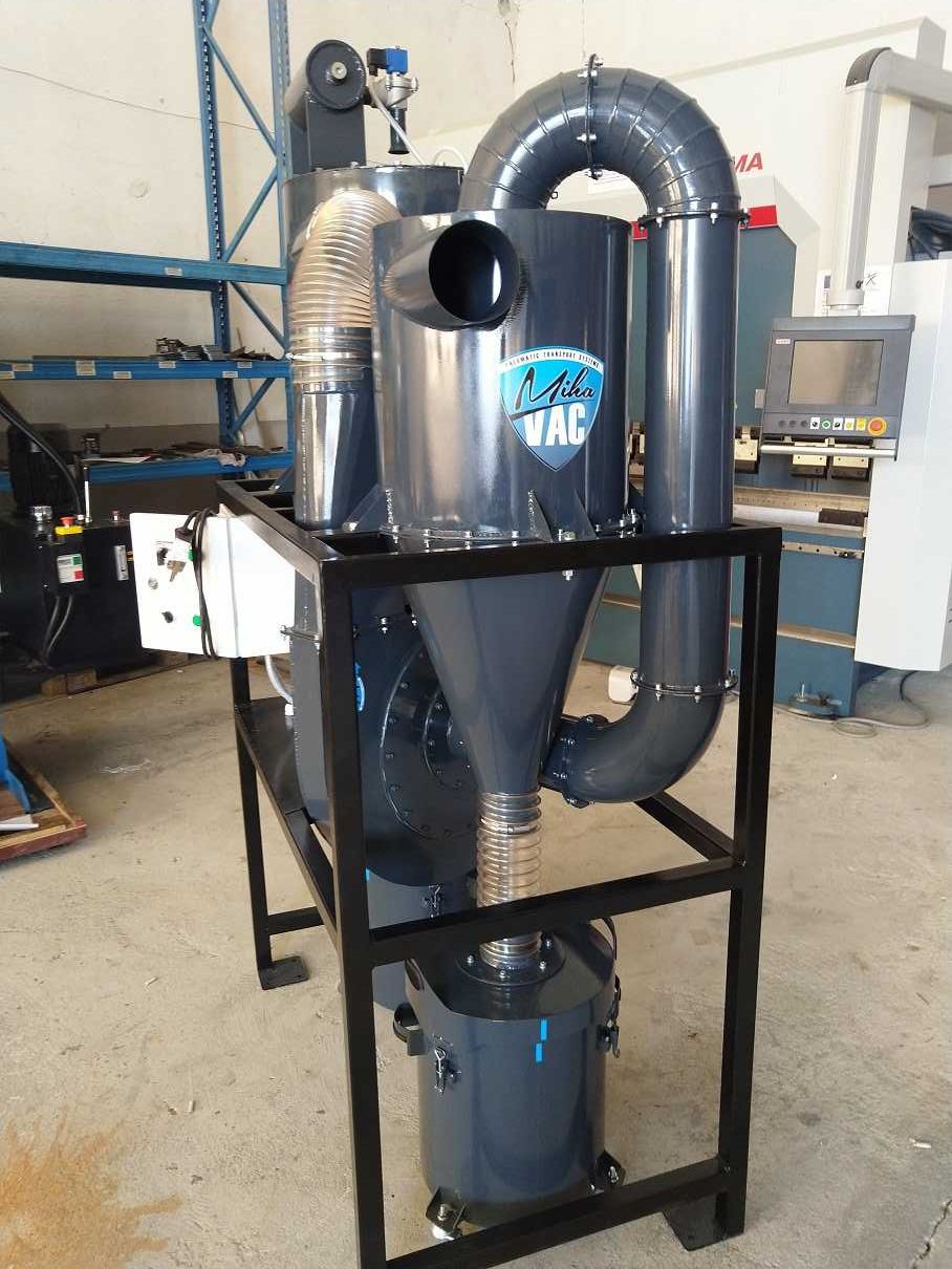 Циклонно сепарираща и филтрираща система QFIL-2.2 kW, Аспирация