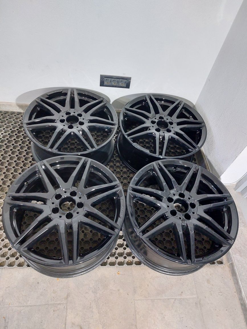 set jante 19 originale mercedes clasa v / vito w447 amg negre 8j et52