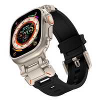 Tech-protect delta pro каишка за apple watch ultra 1/2 - black/titaniu