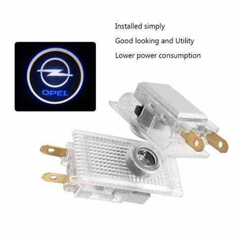 Set de 2 Lampi Logo Xentech Light Portiere Opel