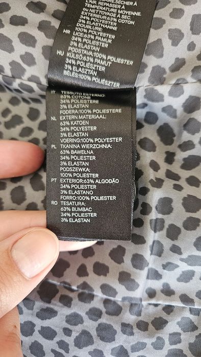 Sacou negru H&M 34