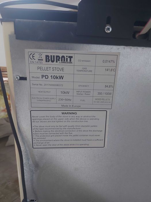 Камина на пелети BURMIT