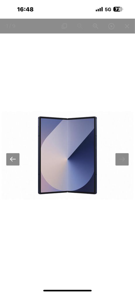 Samsung Galaxy Z FOLD 6  ЗОРА 1 година остатъчна  гаранция