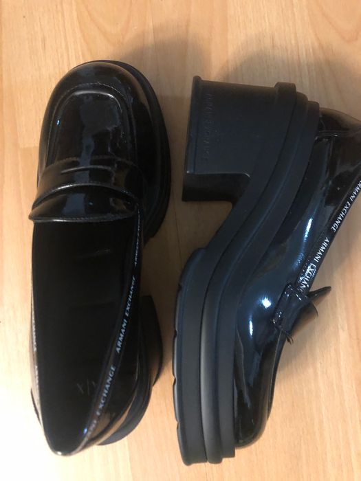Vand pantofi noi, mocasini, Armani Exchange, mar 39