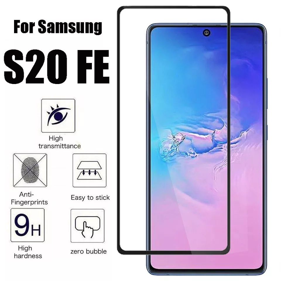 Samsung Galaxy S21 FE S20 FE Note 10 Lite / 5D Full Стъклен протектор