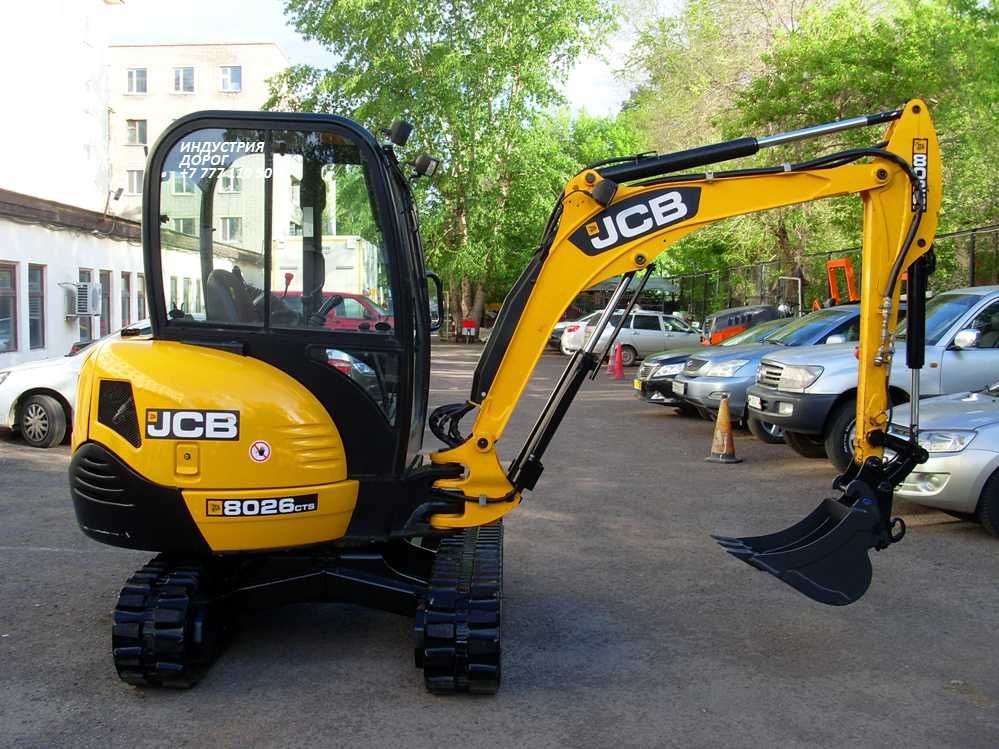 Услуги Мини-экскаватор JCB - 3 тонны, ковш 40см., прорезин. гусеница