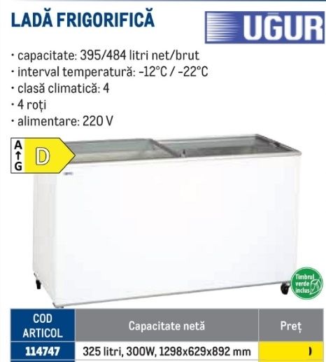 Lada frigorifica ugur