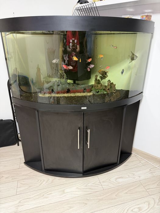 Vand acvariu Juwel Led Trigon 350 Negru