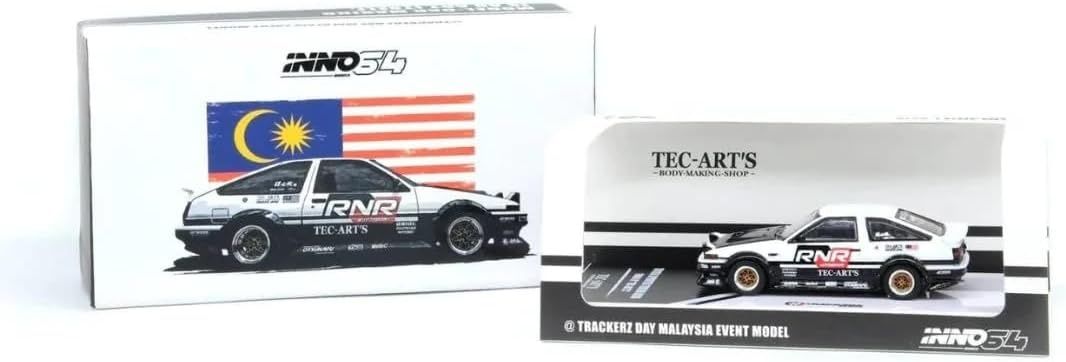 Toyota Trueno AE86 macheta auto premium 1:64 Initial D Malaezia