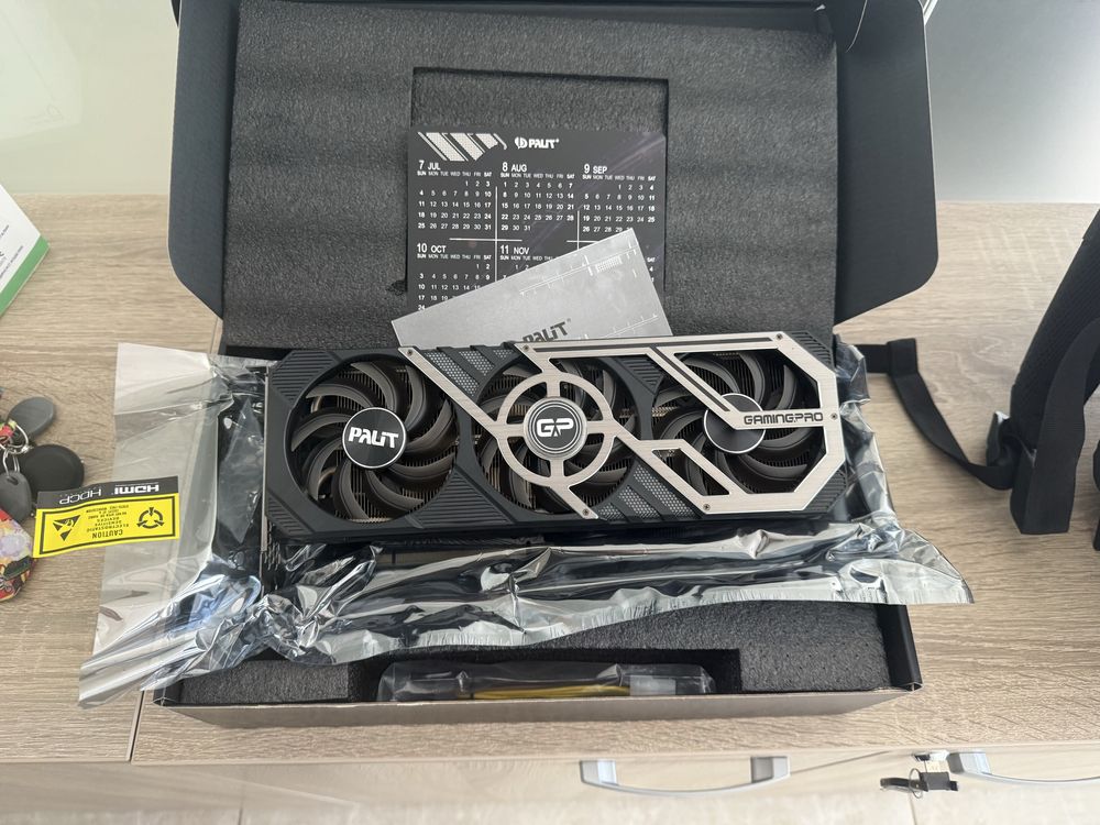 видеокарта RTX 3070 Palit Gaming PRO 8GB - като нова.
