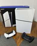 PlayStation 5 Digital Edition + controller alb ( bonus cont negru)