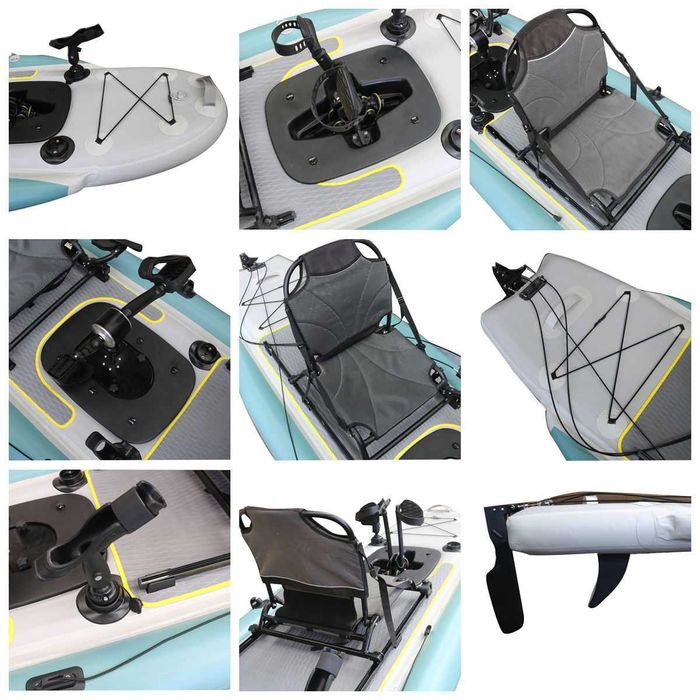 Vicking AIR 1 - надуваем каяк със система с флап педали