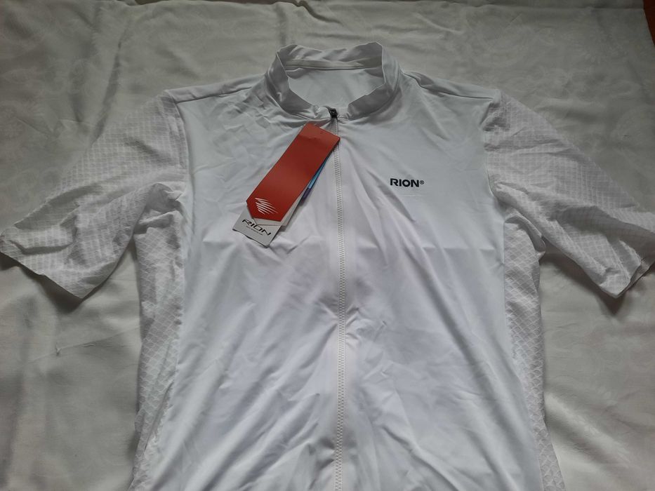 Tricou ciclism premium noi marimi diverse Darevie alb rosu negru