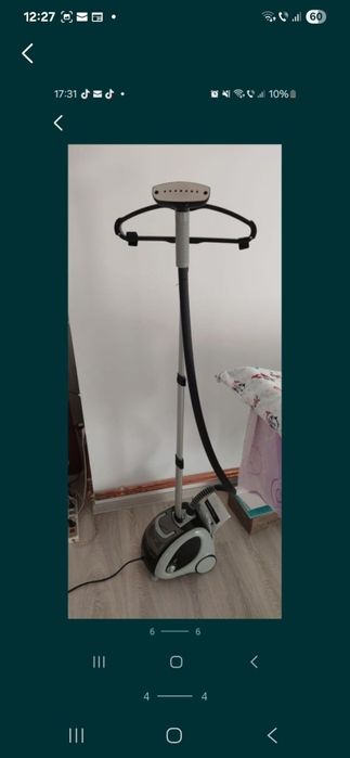 Aparat de călcat cu aburi nou