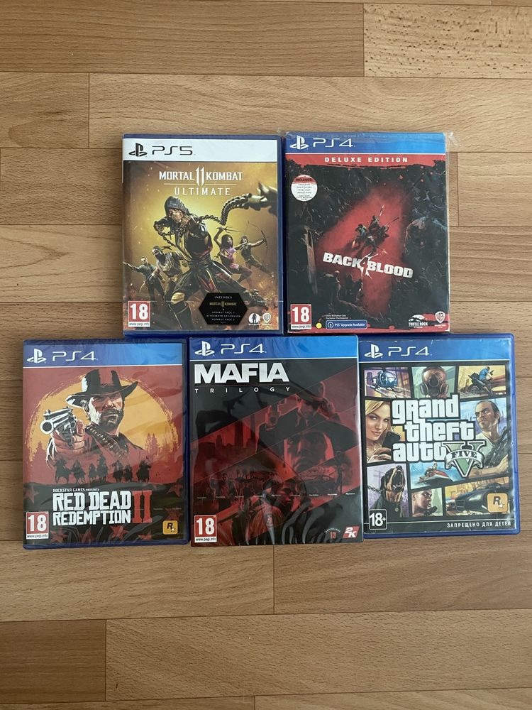 Продам диски на PS4-PS5