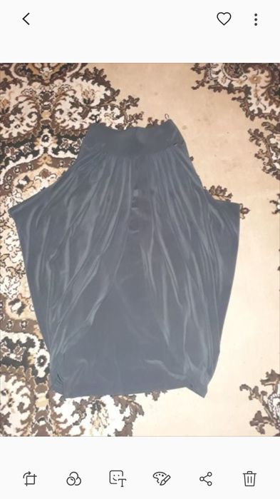 Турецкая юбка серого цвета