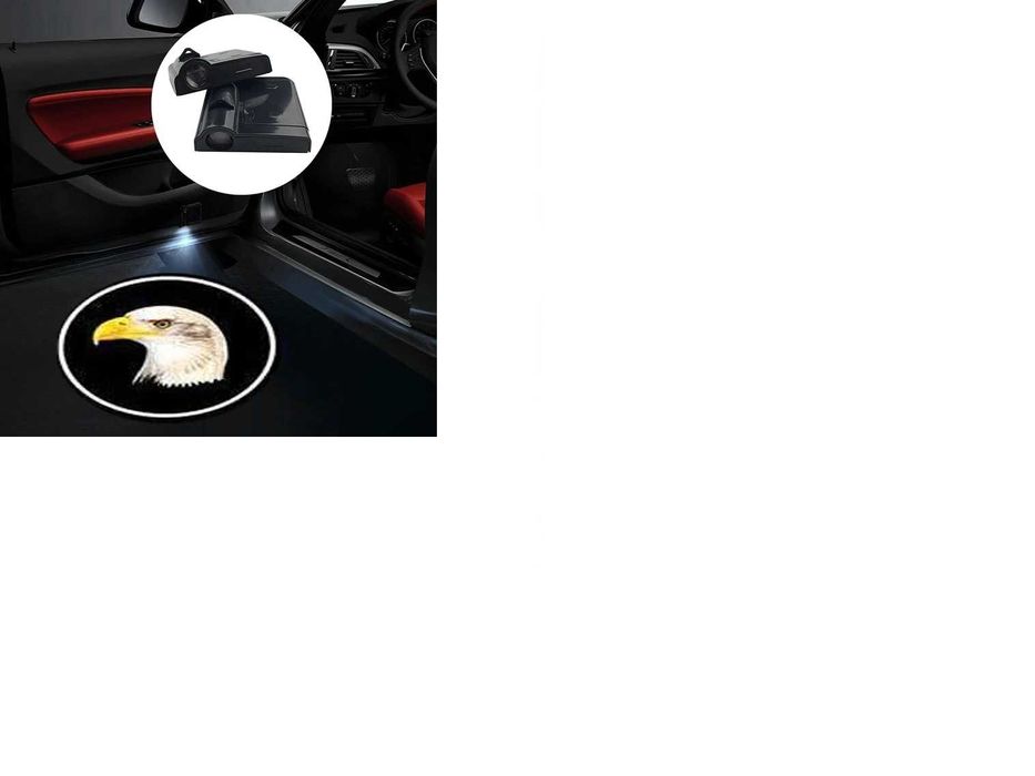 Беспроводной светодиодный светильник для автомобильной двери.