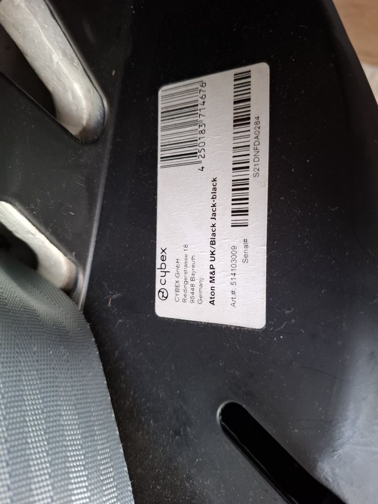 Cybex Aton + Aton Base 2-fix детски стол за кола + база 0-13