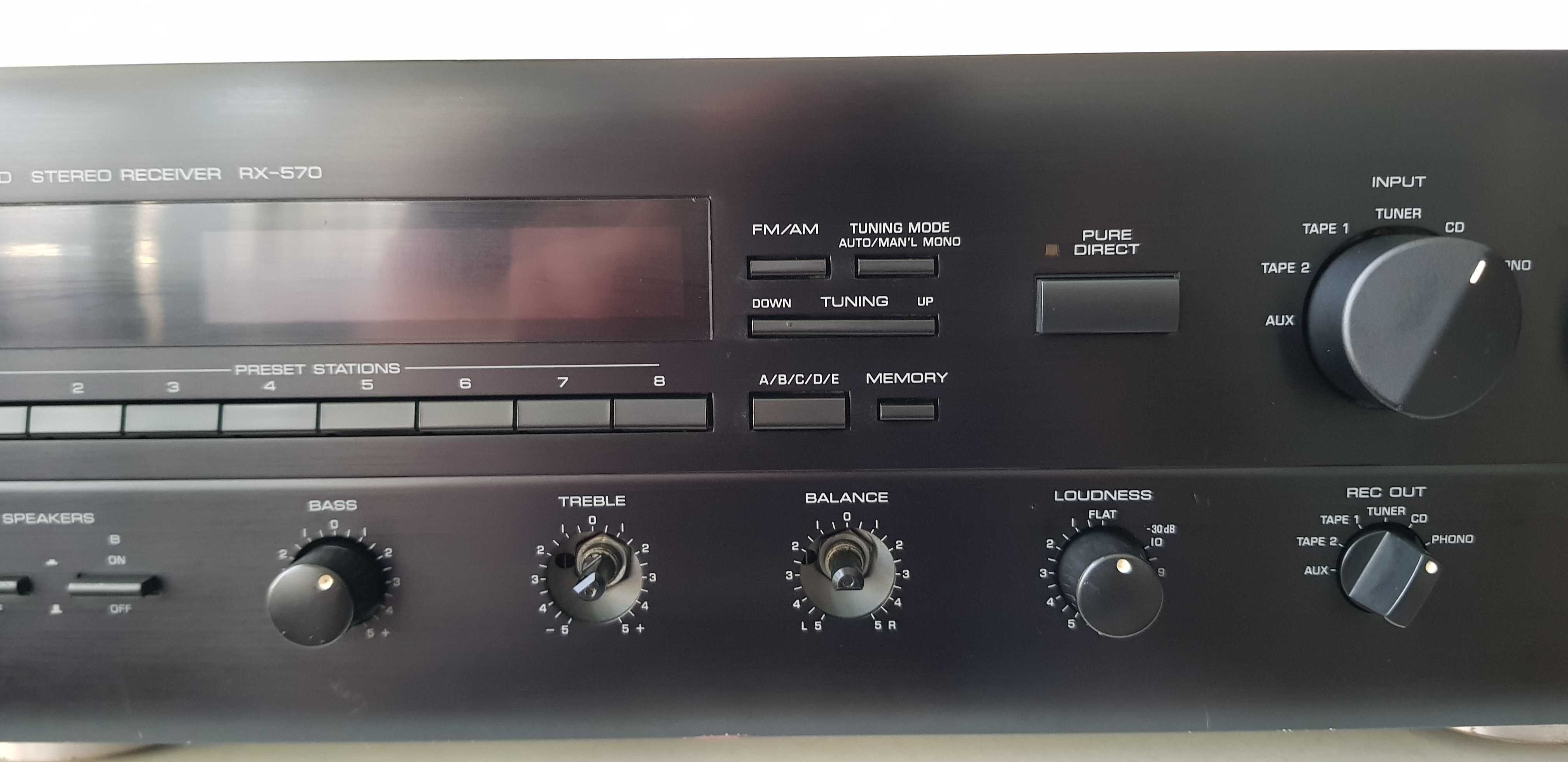 Yamaha RX 570 amplificator audio muzica filme arta sport