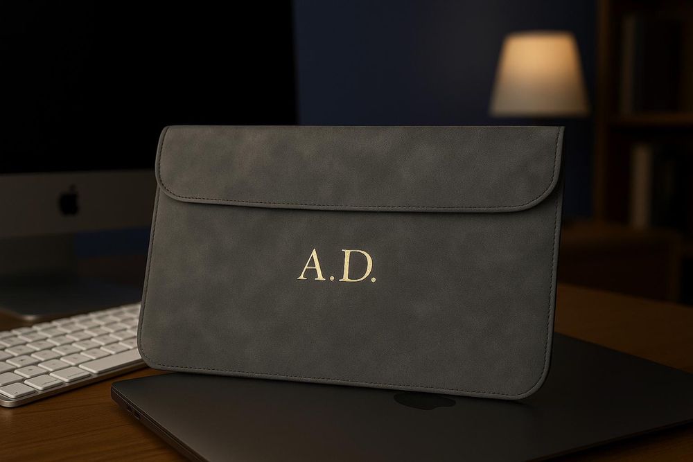 Husa laptop din piele ecologica