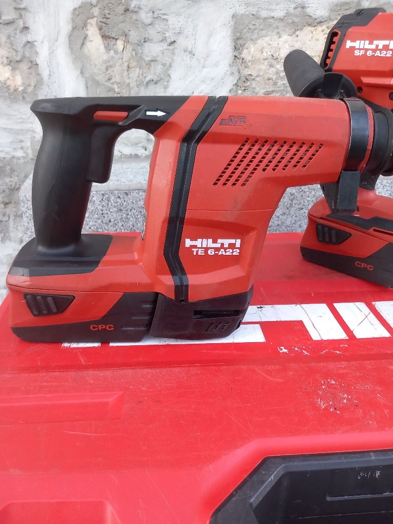 Hilti TE 6-A22 И SF 6-22 Перфоратор и Винтоверт