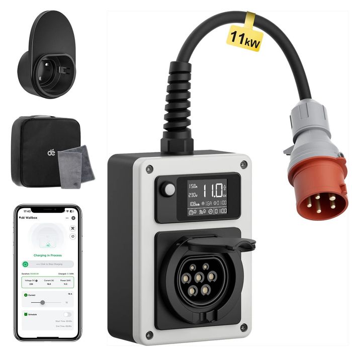 Statie de încărcare auto 11kW WiFi trifazat sau monofazat