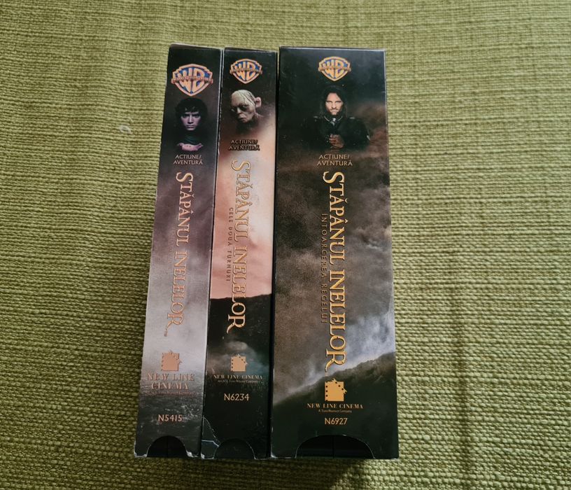 Trilogia Stapanul Inelelor The Lord Of The Rings Filme Film VHS Caseta