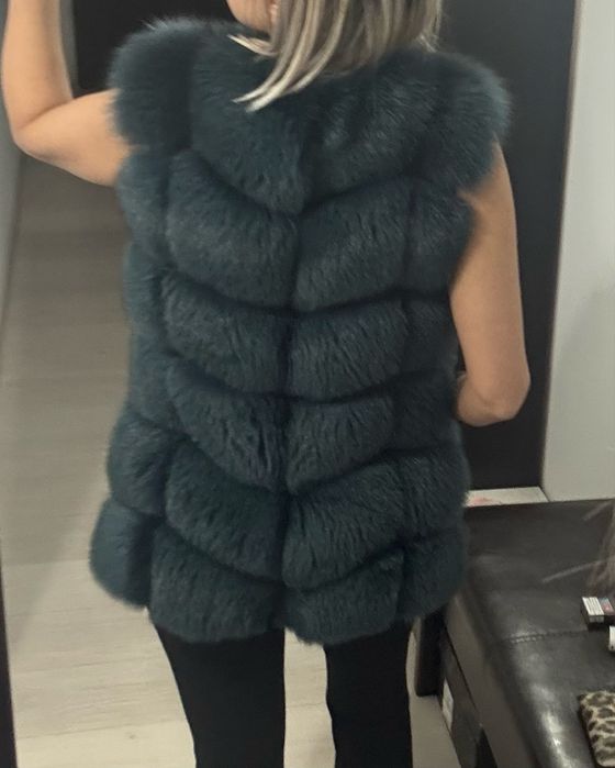 Haina de blana naturala verde smarald