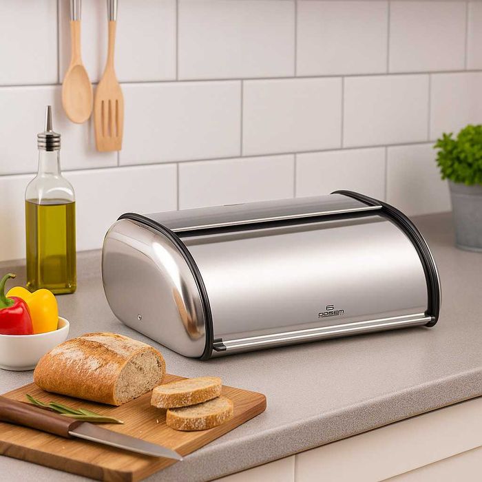Кутия за хляб с неръждаема стомана