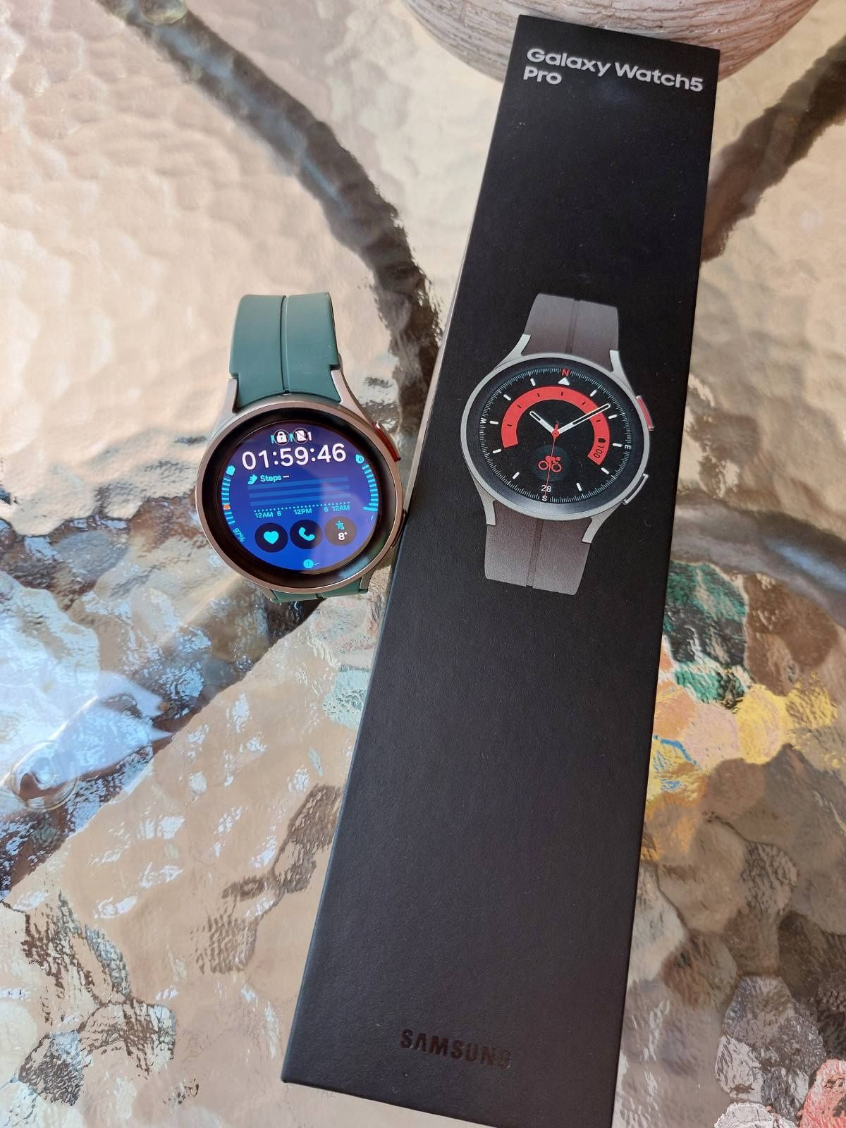 Смарт Часовник SAMSUNG GALAXY WATCH 5 PRO 45мм R920 Gray Titanium