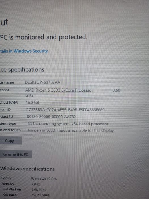 PC /calculator gaming gtx 1080