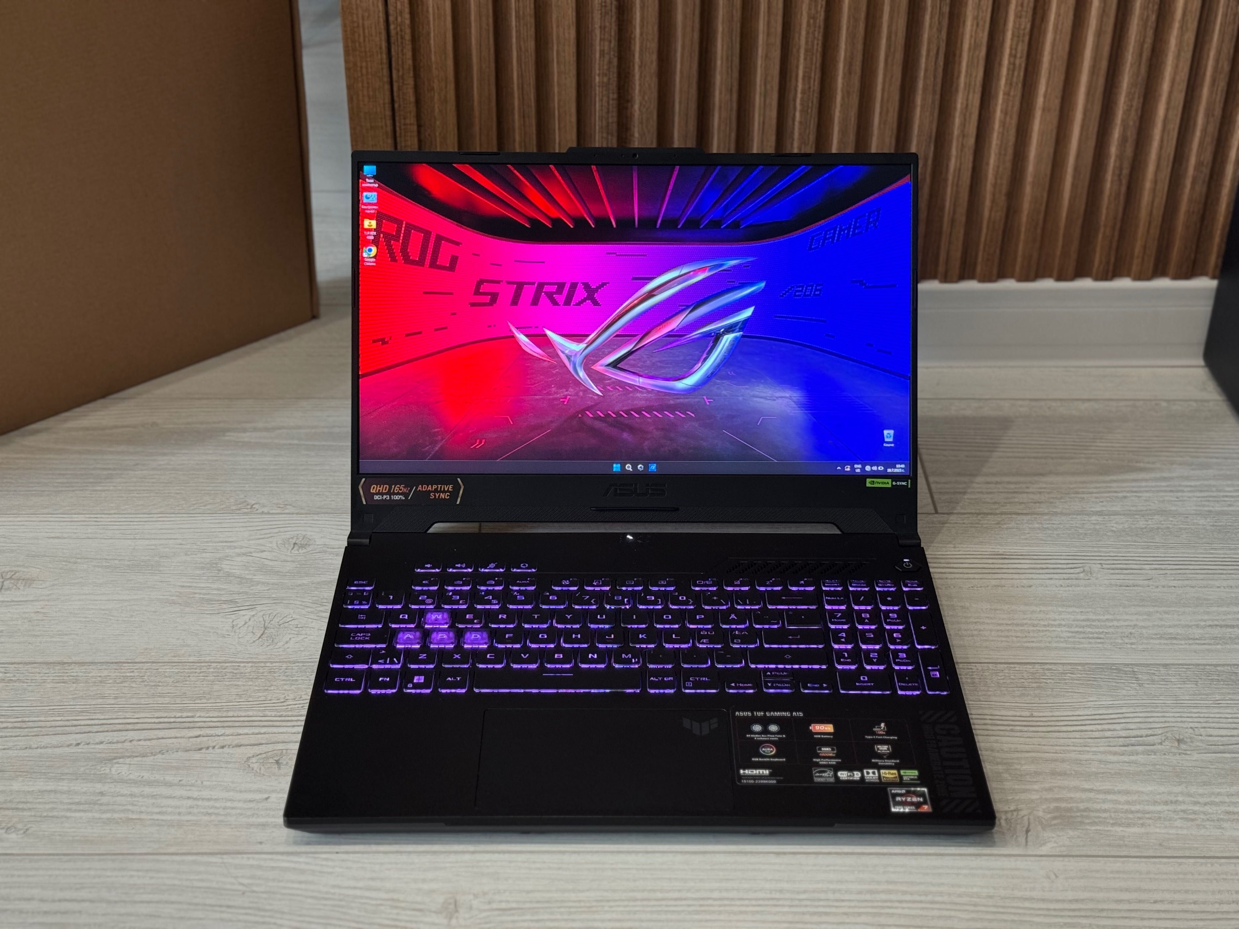 15.6 2K 165hz /RTX 4060 8GB/Ryzen 7 7435HS /16gb / Гаранция НОВ TUF