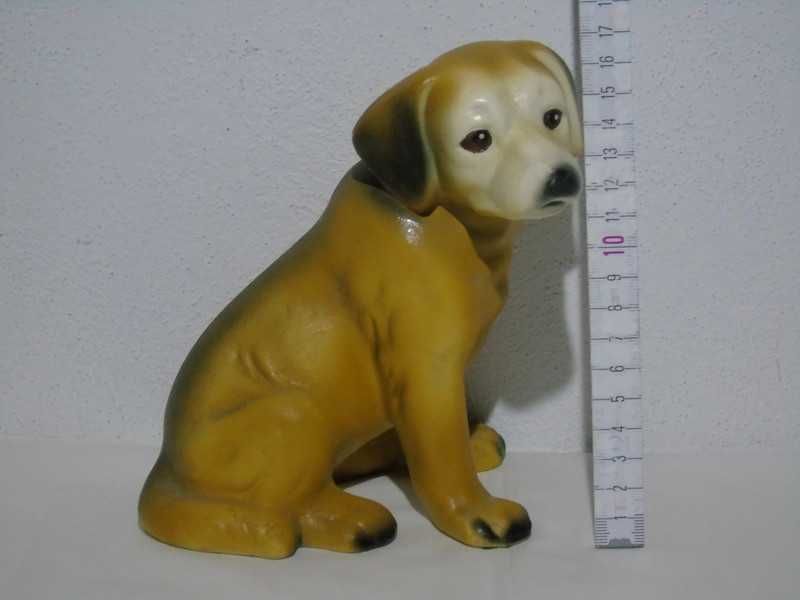 Bibelou vechi românesc câine ceramică