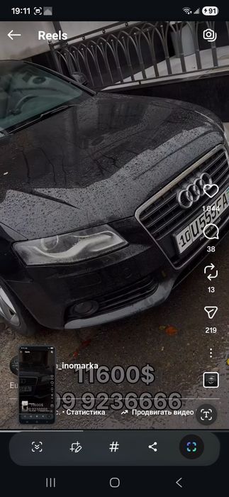 Audi a4 sotiladi