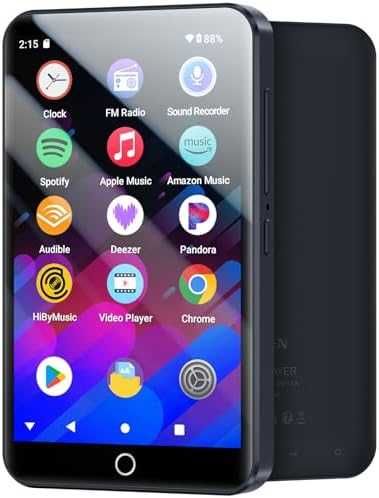 Нов 96GB Android MP3 MP4 плейър Bluetooth WiFi Spotify 4" тъчскрийн