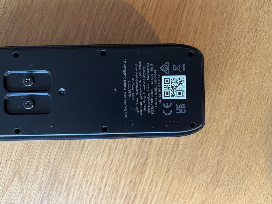 Sonerie interfon Eufy Dual Camera 2K HD