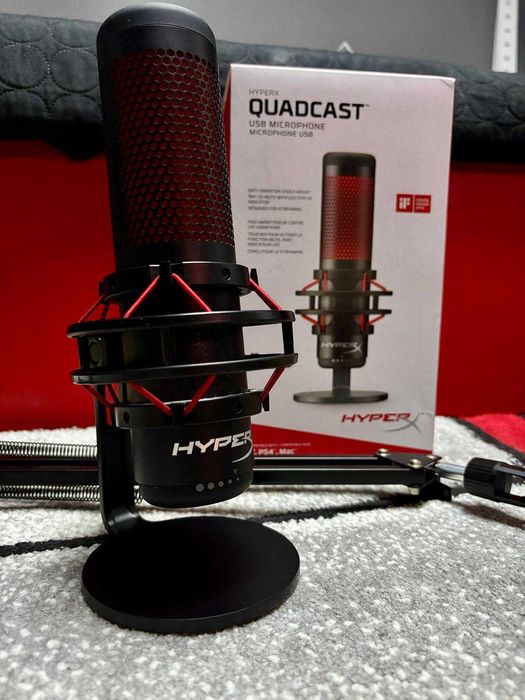 Microfon Quadcast HyperX + brat