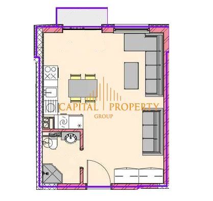 Едностаен апартамент, ново строителство, Владиславово , Варна