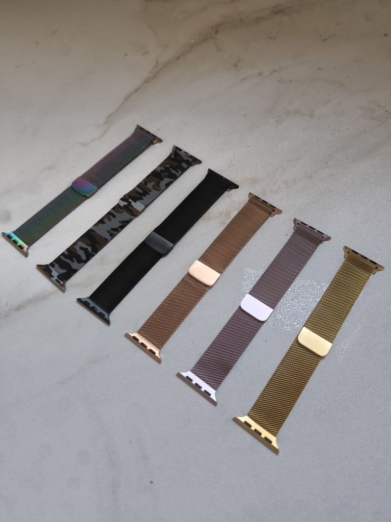 Apple Watch метални магнитни каишки Milanese Loop