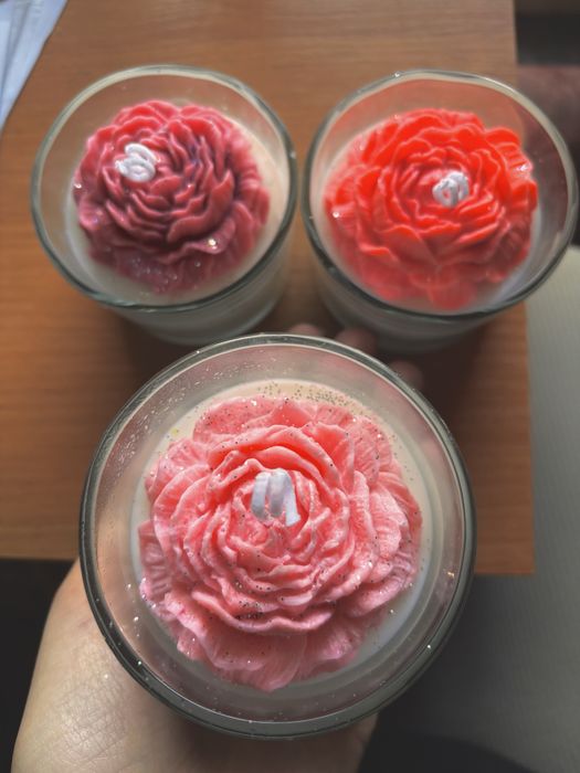 Ръчно изработени соеви свещи