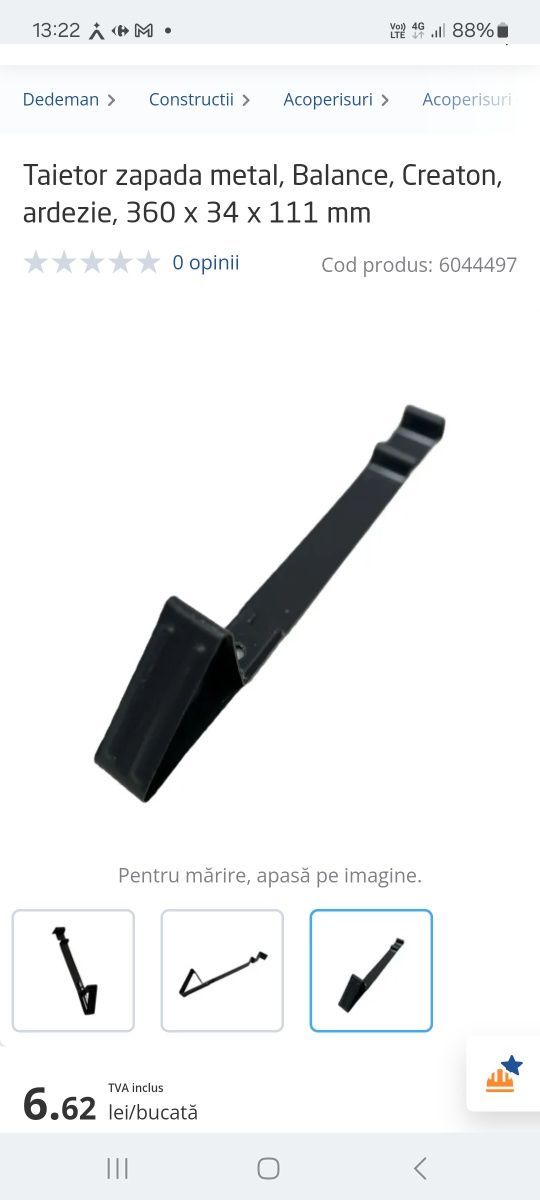 Tăietor zăpadă metal Creaton Balance