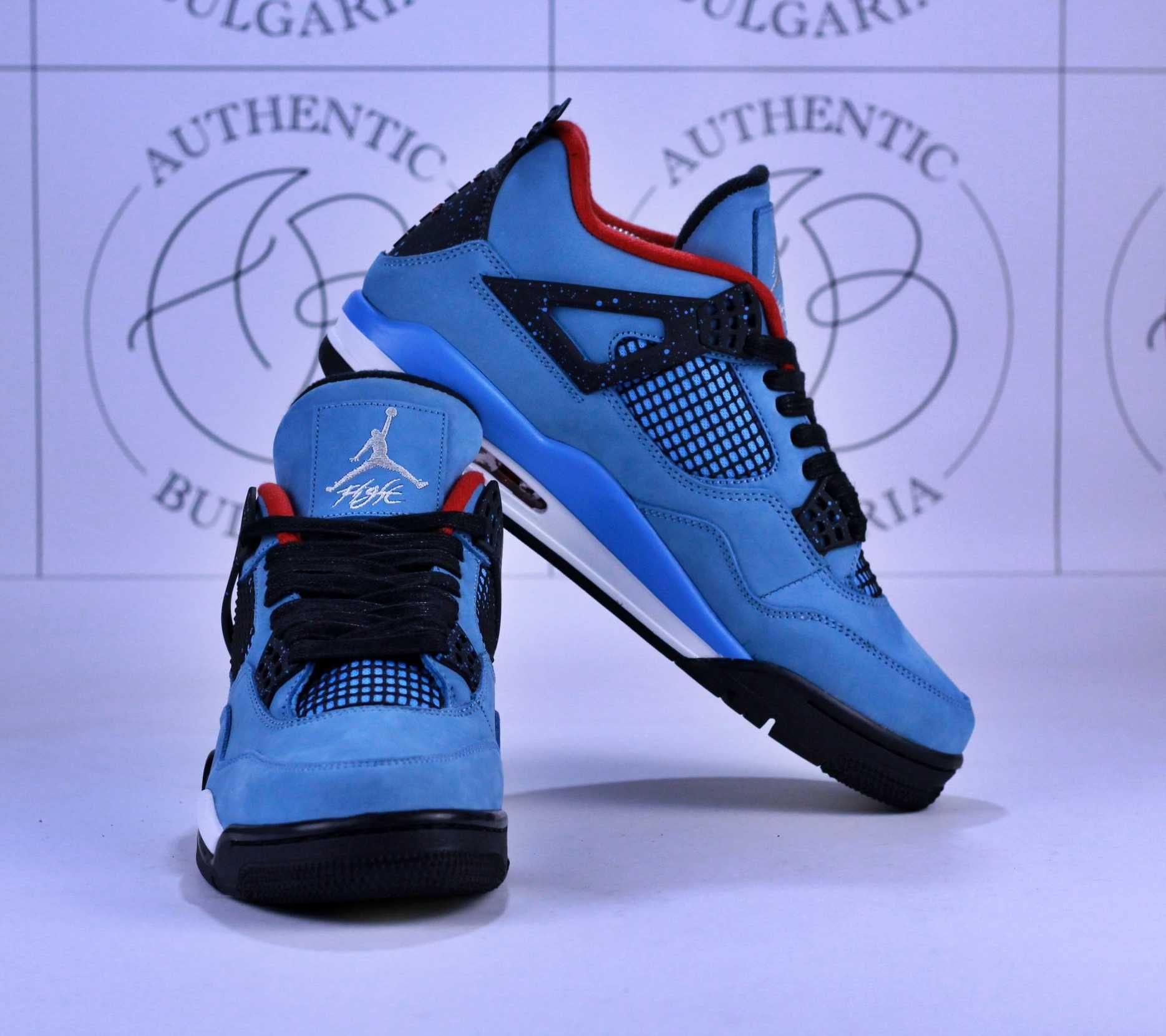 Nike Air Jordan 4 Travis Scott Family and Friends Мъжки Дамски Обувки