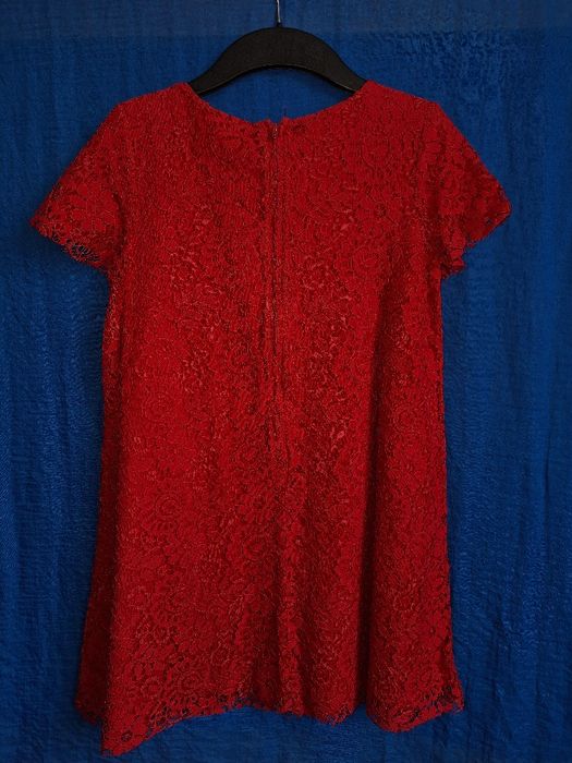 Rochie roșie dantela Original Marines 10-11 ani / preț 30 lei